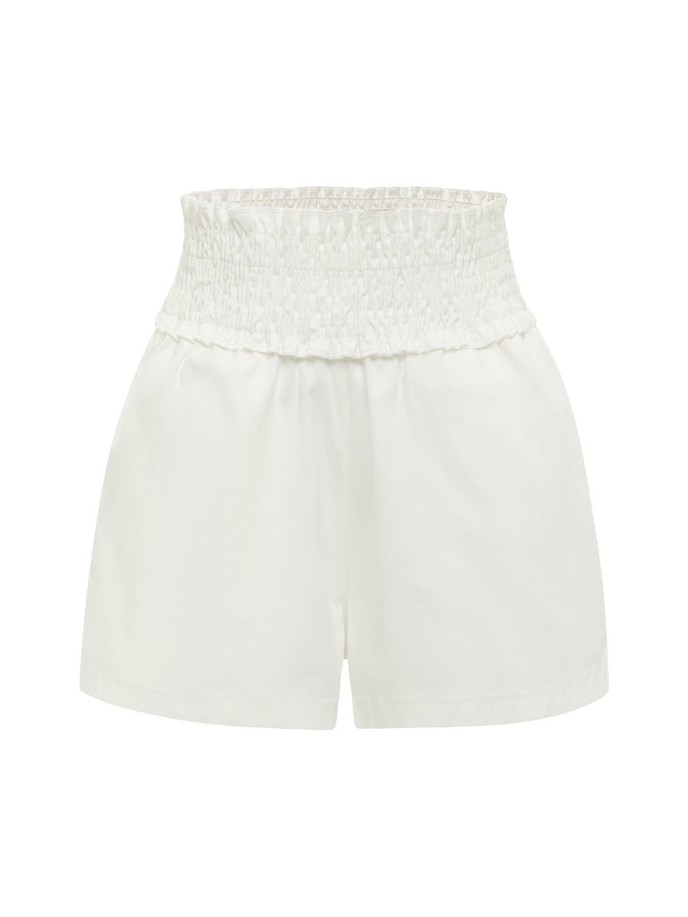 Pleat Collection Girl Chloe Shorts  White Twill NWT size 16 Smocked Waist Pocket